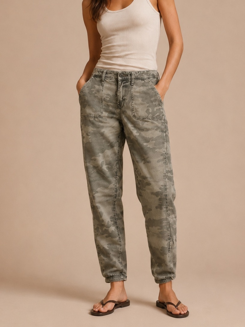 Mossimo High Rise Camo Jeggings Women’s Size 10 Super Stretch Skinny
